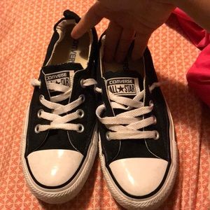 Women converse